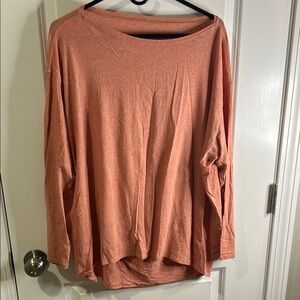lululemon athletica Coral Long Sleeve Top